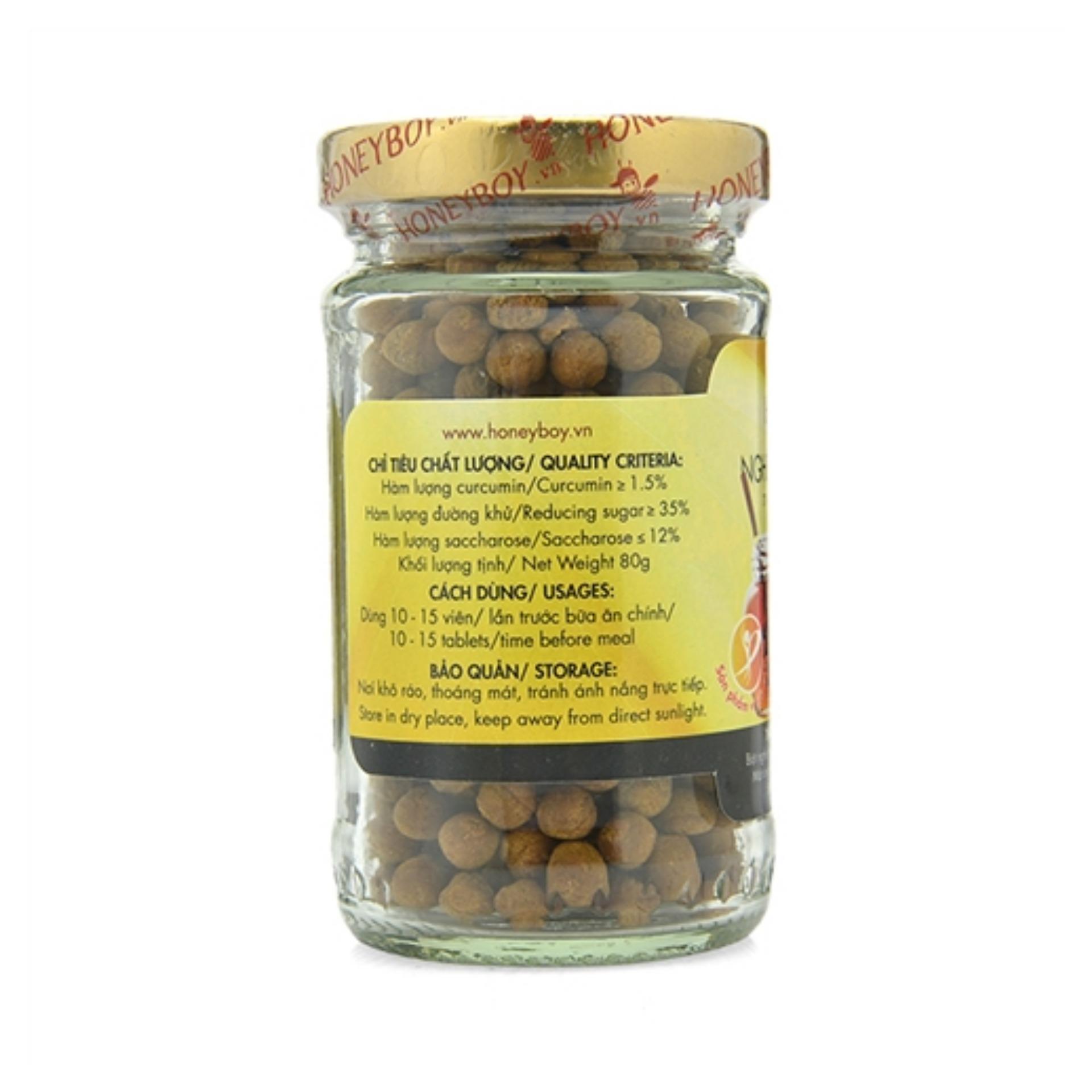 Bộ 2 Nghệ đen mật ong Honeyboy 80g