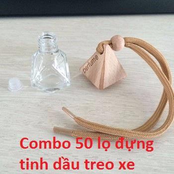 Combo 50 Lọ đựng tinh dầu treo xe, treo phòng Perfume