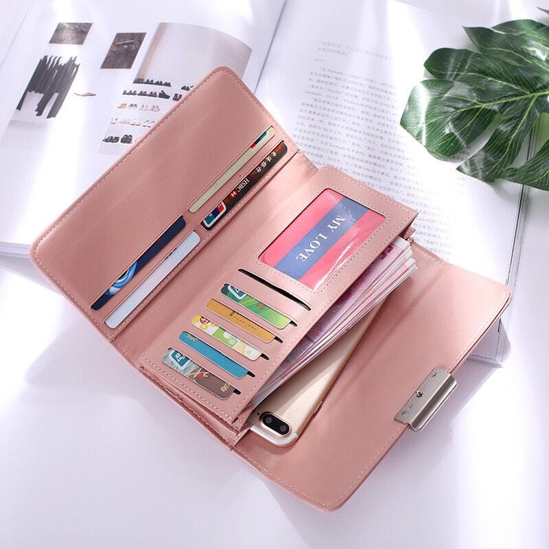 Ví nữ dáng dài cầm tay phong cách Hàn Quốc Forever Young V04