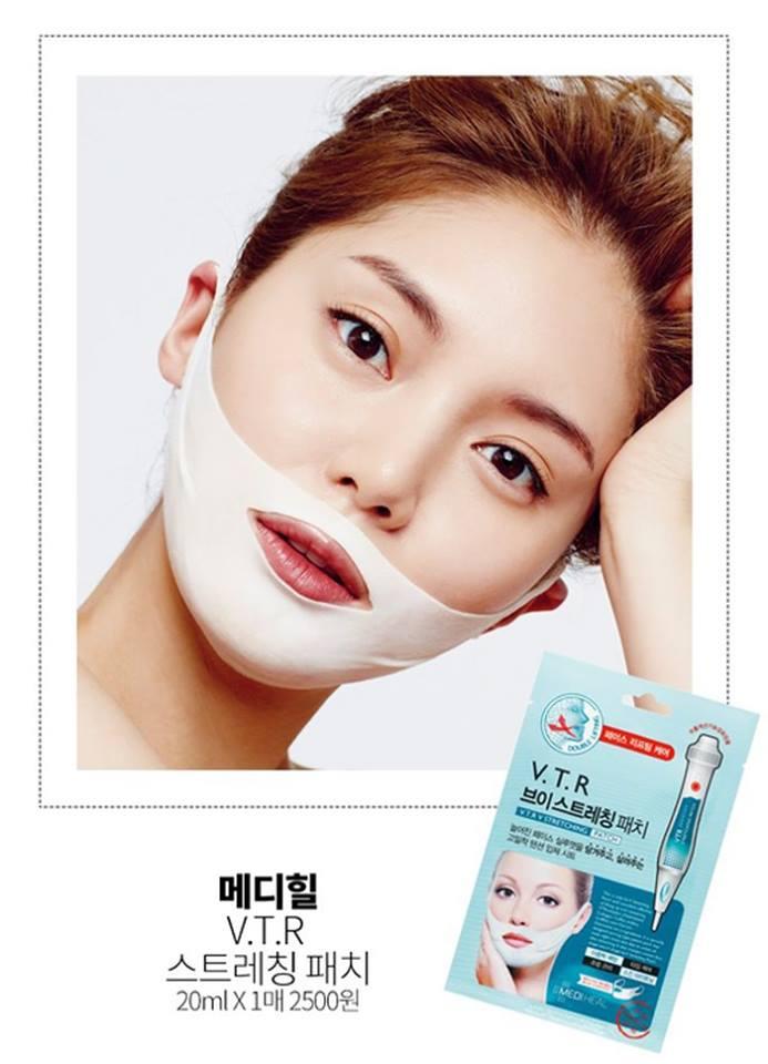 MẶT NẠ V-LINE HÀN QUỐC (Mediheal Clinic V.t.r Stretching V-line Patch) 4 miếng/ hộp