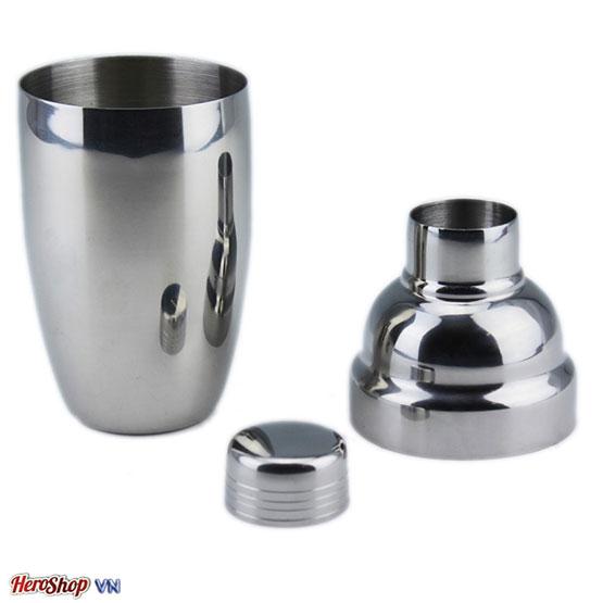 Bình Lắc Cocktail Shaker 530ml Inox Dày Pha Chế Trà Sữa , Cocktail , Cafe