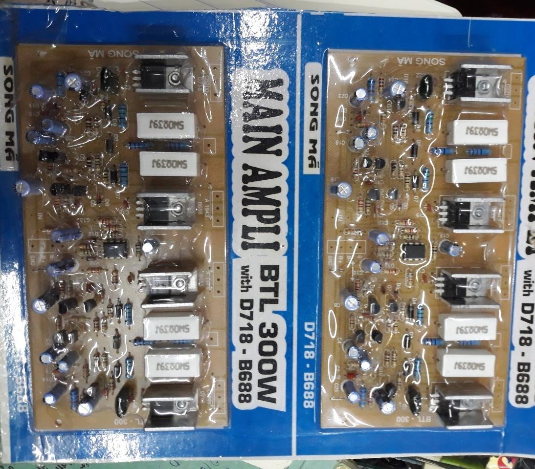 Mạch công suất 300w  4 sò