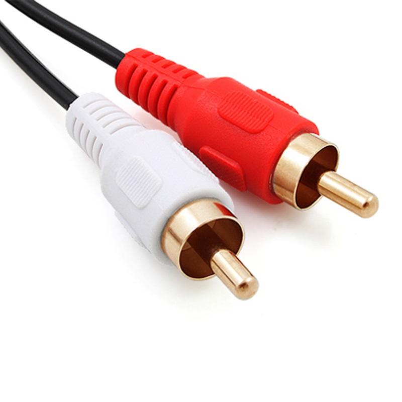 Dây loa 1 đầu 3.5 ra 2 đầu AV dài 3m
