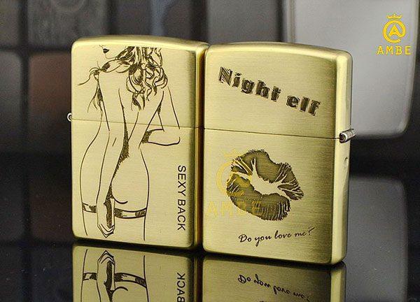 Bật lửa Zippo hình cô gái Sexy-back Z08