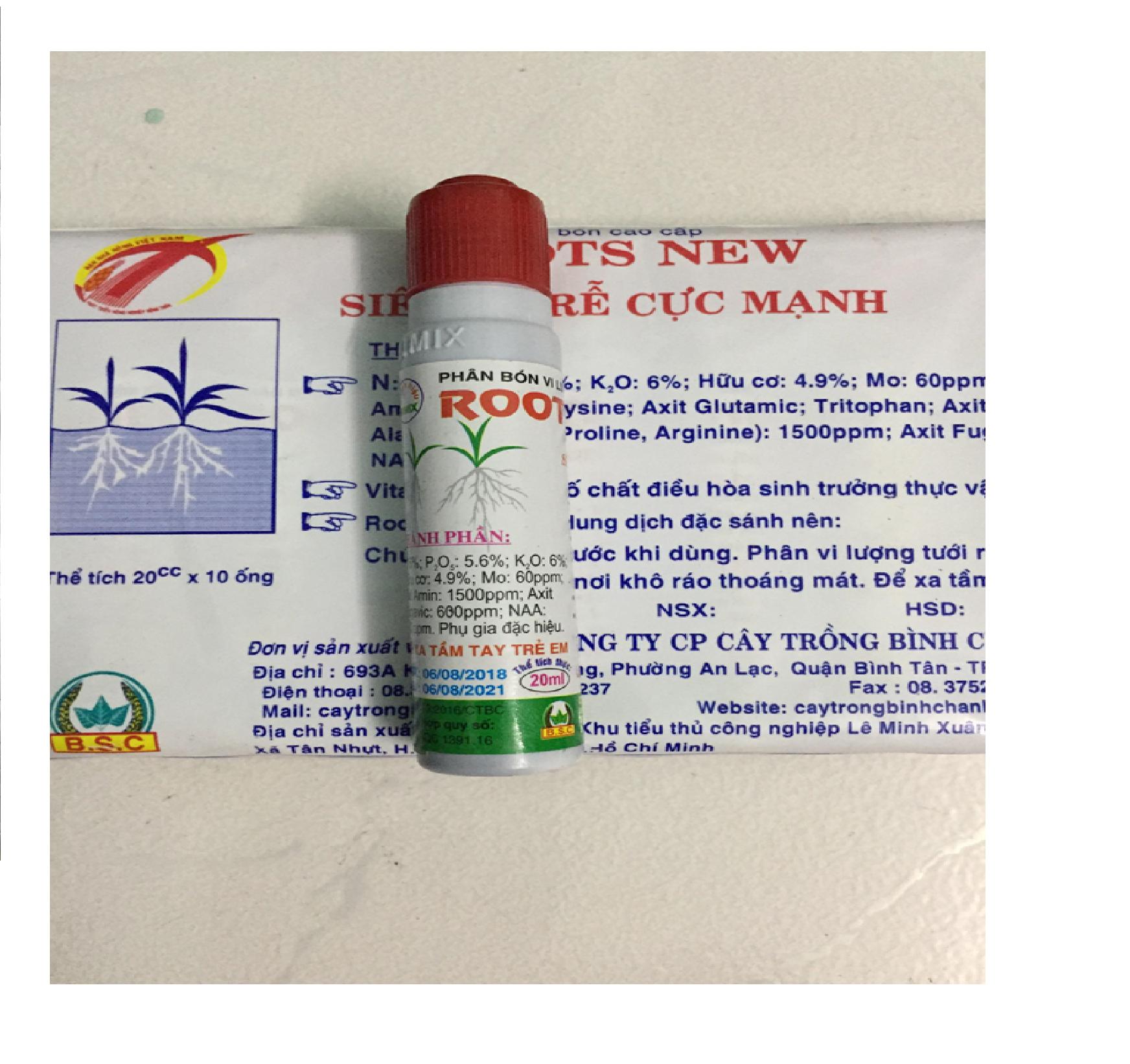Phân vi lượng kích rễ Bimix - siêu ra rễ cực mạnh 20ml