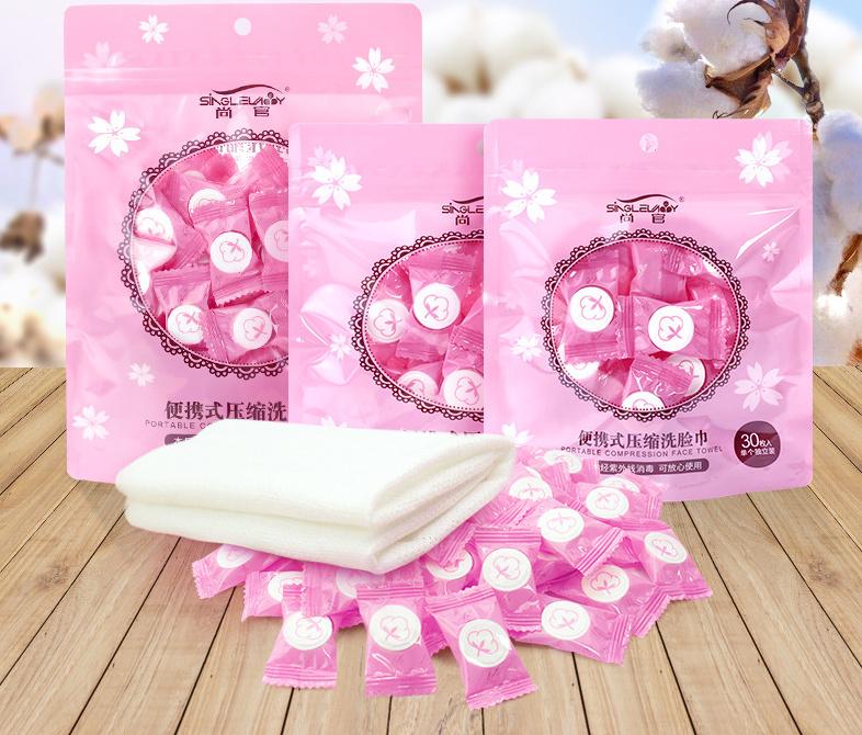 Combo 30 Khăn Bông Giấy Nén Đắp Mặt Nạ