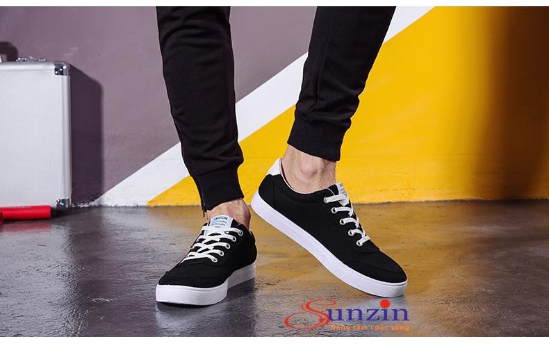 Giày sneaker nam SZ04 (đen trắng) đủ size từ 39-44