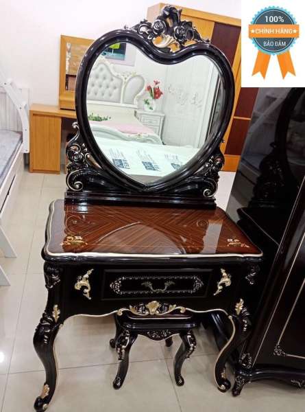 Bàn trang điểm cổ điển nhập khẩu Mina Furniture MN-BP101B (800*500*900)