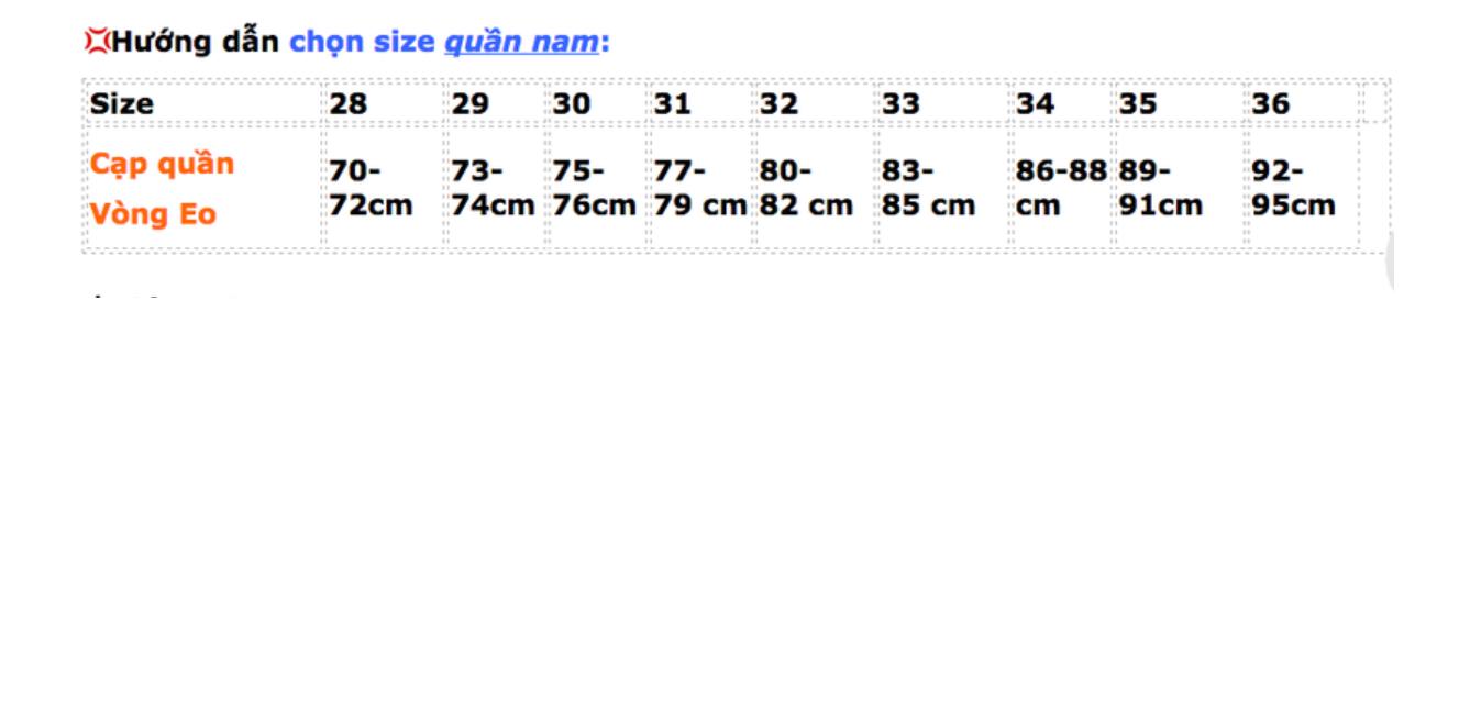 [HCM]Quần Tây Nam Công Sở Ống Côn