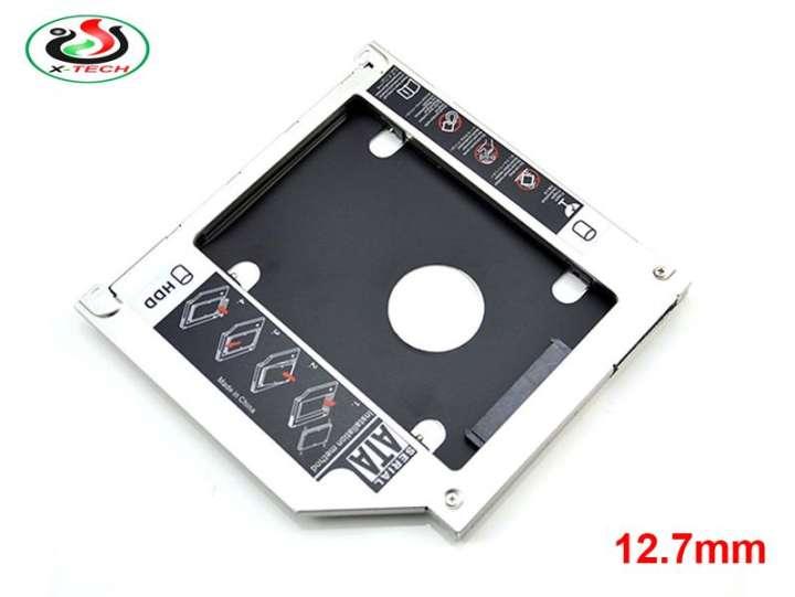 Khay gắn hdd/ssd cổng dvd - caddy bay sata 12.5mm hc