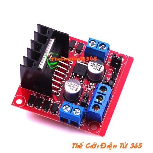 MODULE ĐIỀU KHIỂN ĐỘNG CƠ L298 ĐỎ