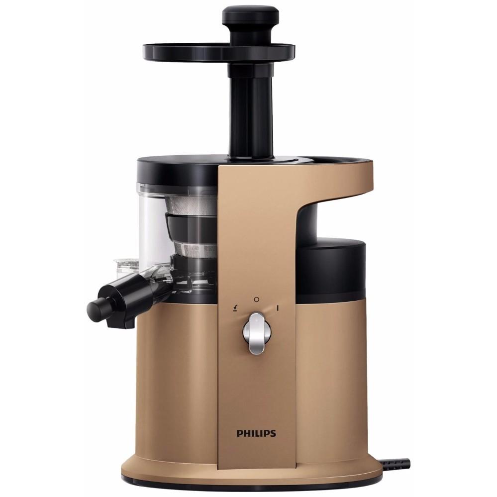 Máy ép trái cây tốc độ chậm Philips HR1883 (Vàng Gold) - Làm kem - Bảo hành 24 tháng