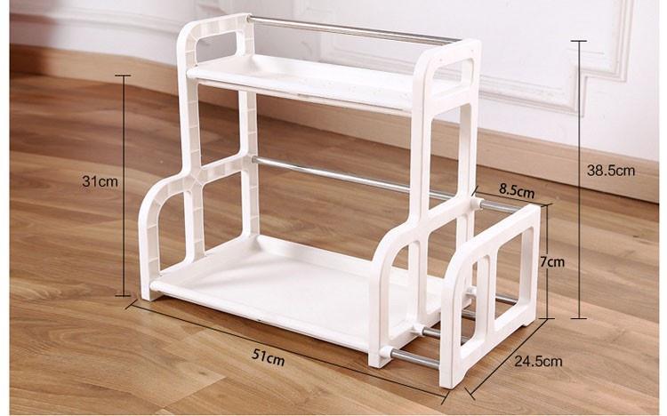 Kệ dắt dao có chỗ để thớt