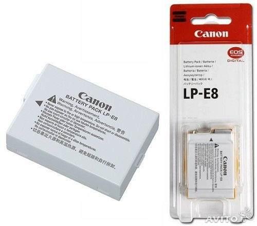 Pin máy ảnh Canon LP-E8 for Canon 550D 600D 650D 700D (Hàng nhập khẩu)