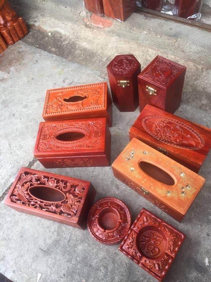 gạt tàn  gỗ hương