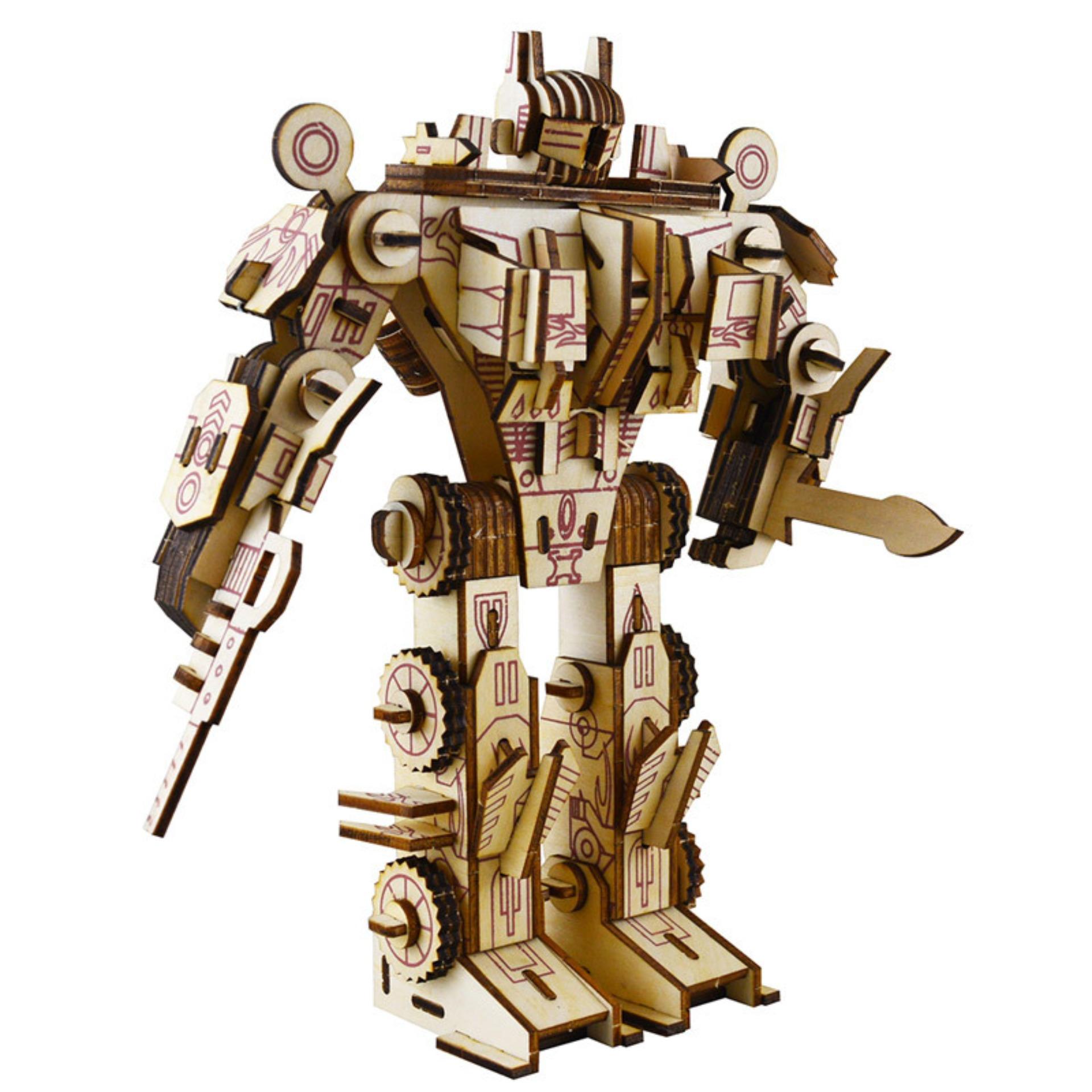 Đồ chơi lắp ráp gỗ 3D Mô hình Robot Optimus Prime