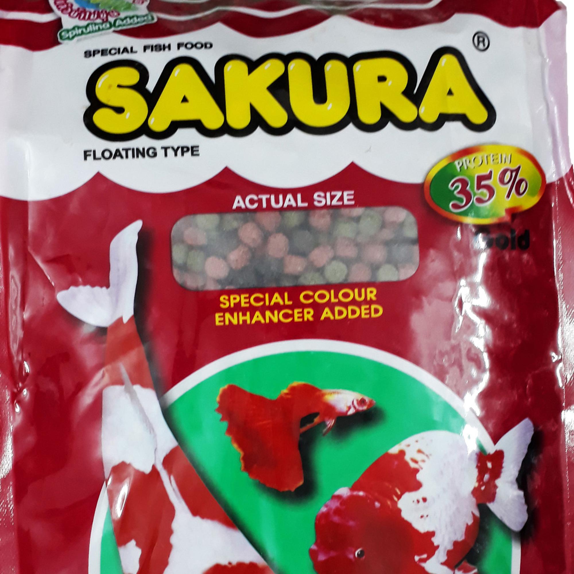 Thức Ăn Cá Sakura (Viên Lớn) 2000g - Cám Cá Cảnh 2.0kg