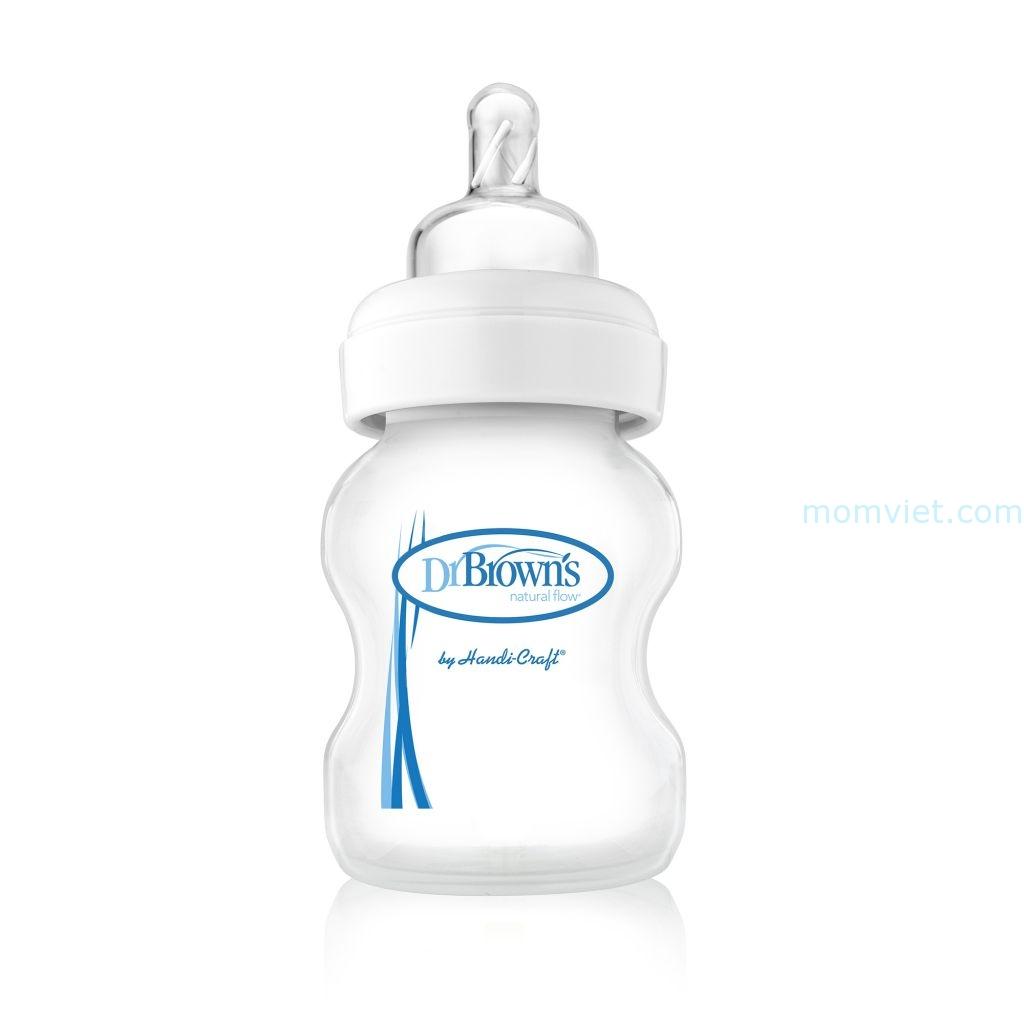 HỘP 2 NÚM TY SILICONE DR.BROWN'S CỔ RỘNG