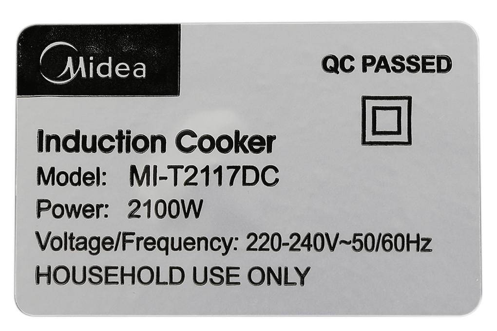 Bếp điện từ Midea MI-T2117DC