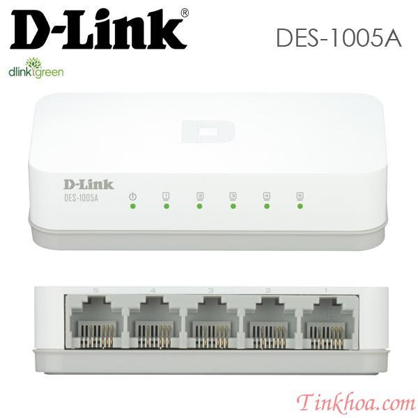 Switch D-LINK DES - 1005A 5 Port 10/100Mbps