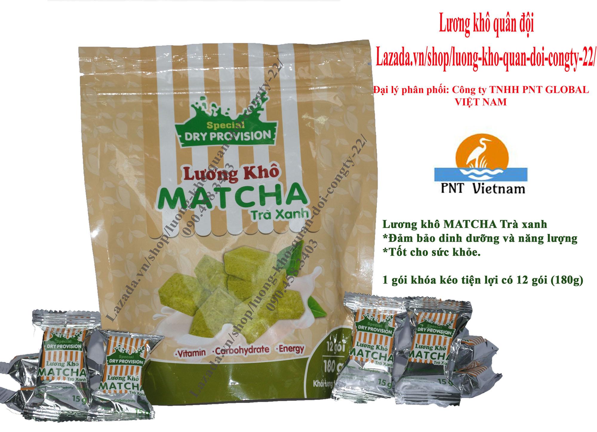 Lương khô Matcha Trà xanh (180g)