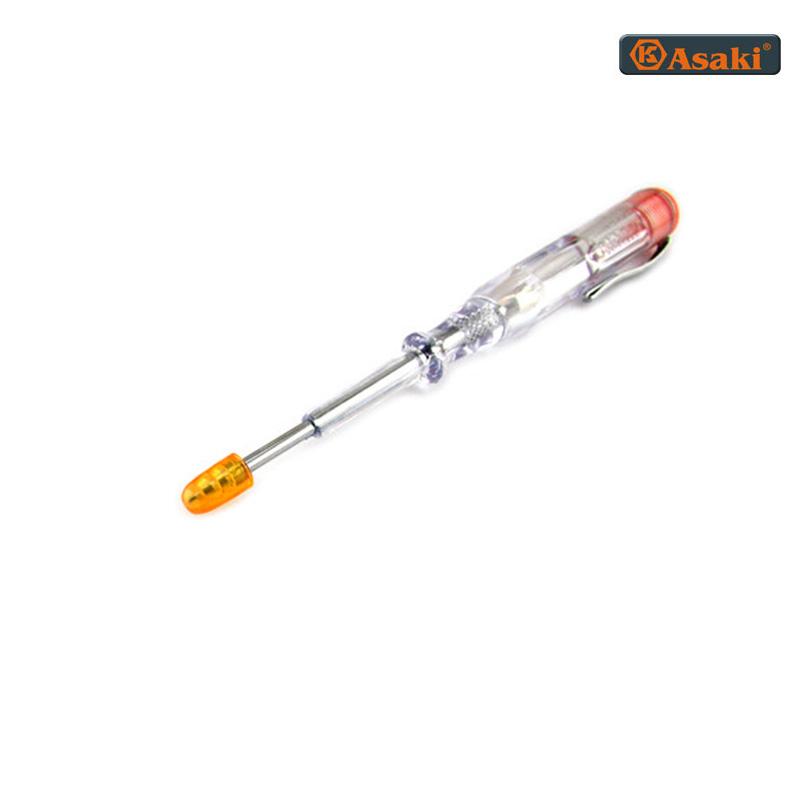 Bút thử điện một chiều có đèn LED Asaki AK-9063