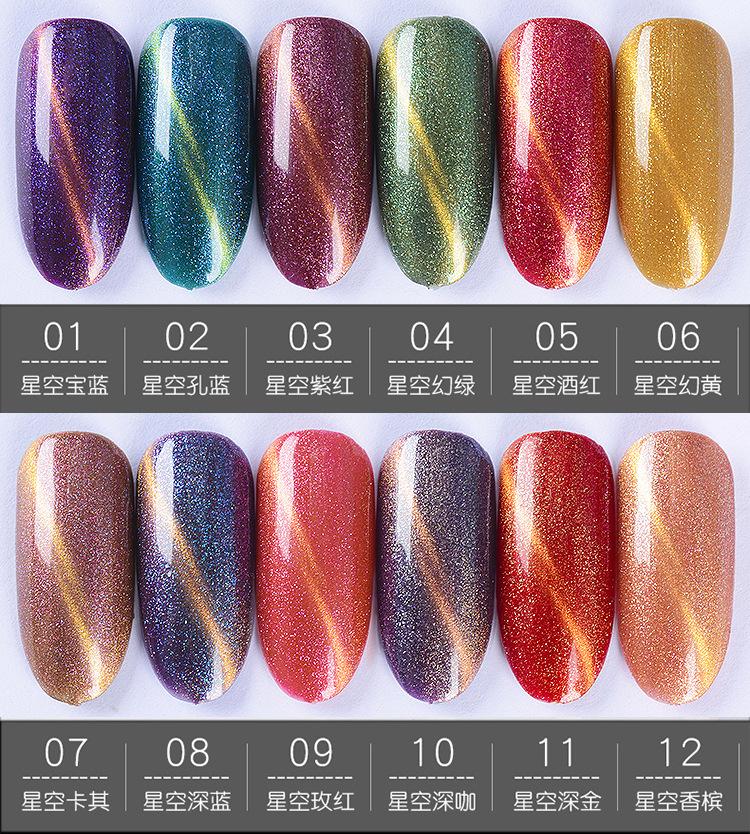 [HCM]Sơn móng Gel mắt mèo Kaniu bền màu cực kì mướt 12ML -  XK