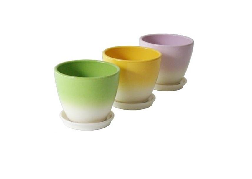 Chậu sứ Oval D15 x H13.5 cm