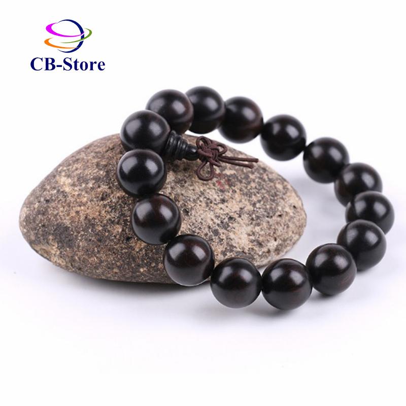 Vòng tay gỗ Mun Sừng Đen 15 li (CB-STORE)