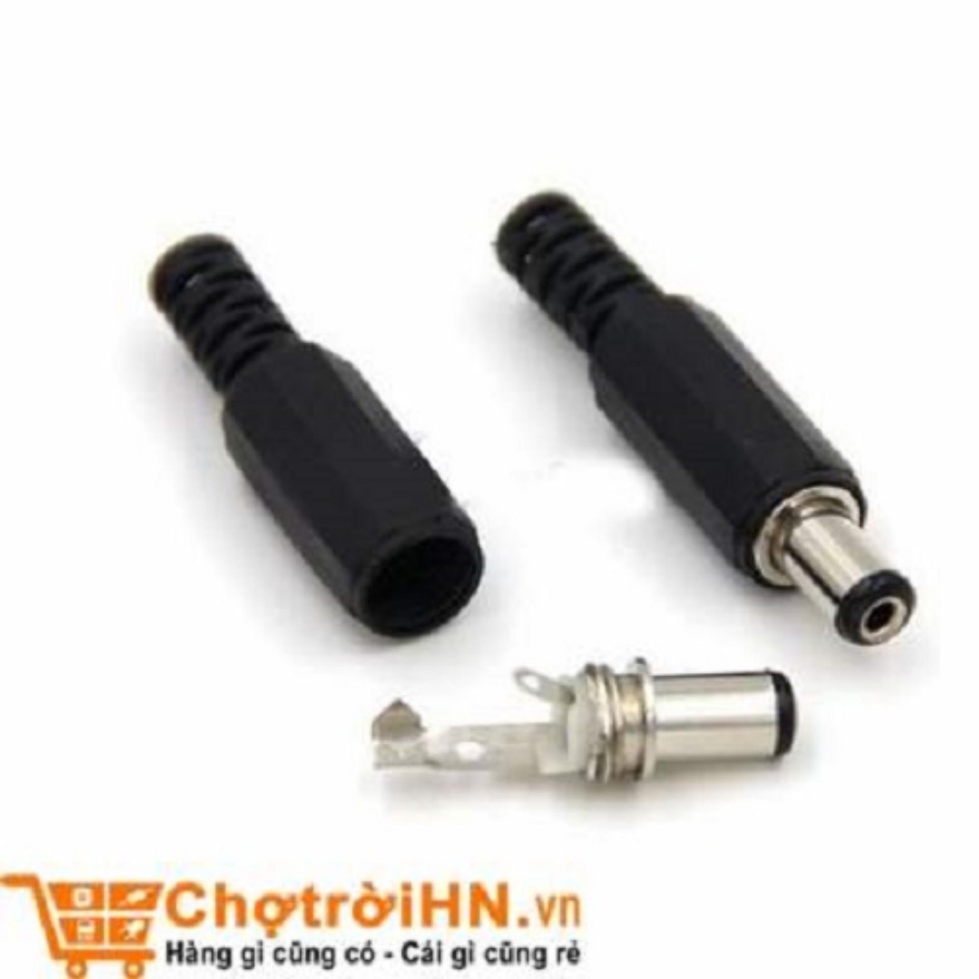 Bộ 5 cặp Jack DC 5.5x2.1mm ( 5 Đực - 5 Cái )