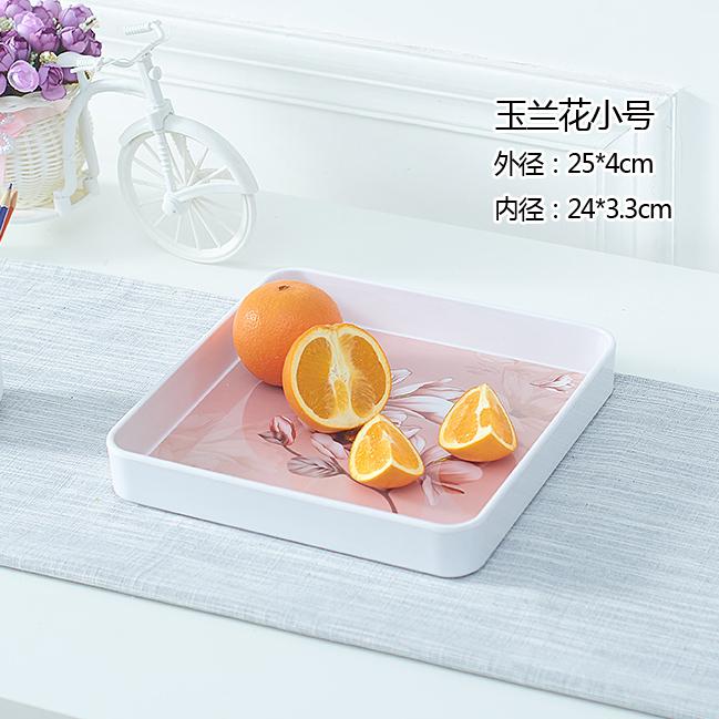 Hình Vuông Melamine Phong Cách Châu Âu Khay Trà Khay