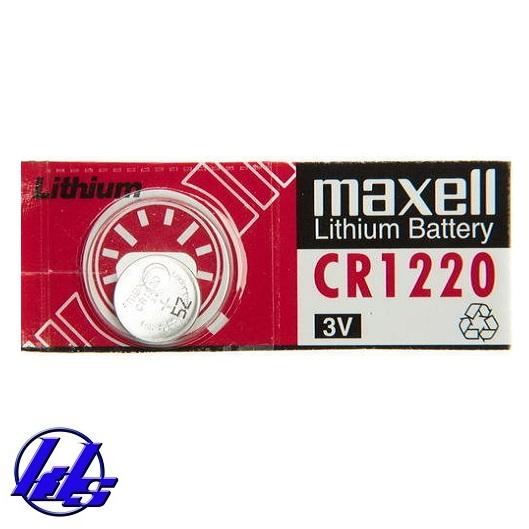 Pin CR1220 Maxell lithium 3V - Vỉ 5 viên
