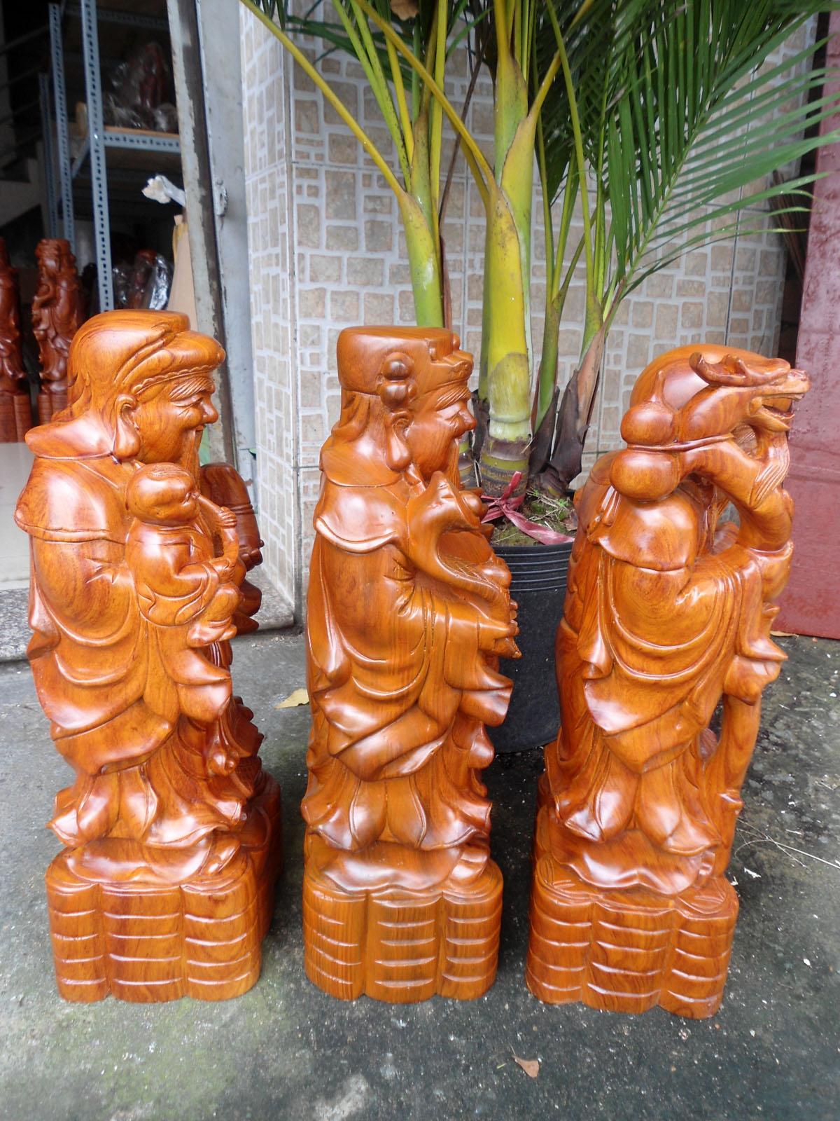 Tượng Tam Đa (Phúc Lộc Thọ) cao 50cm