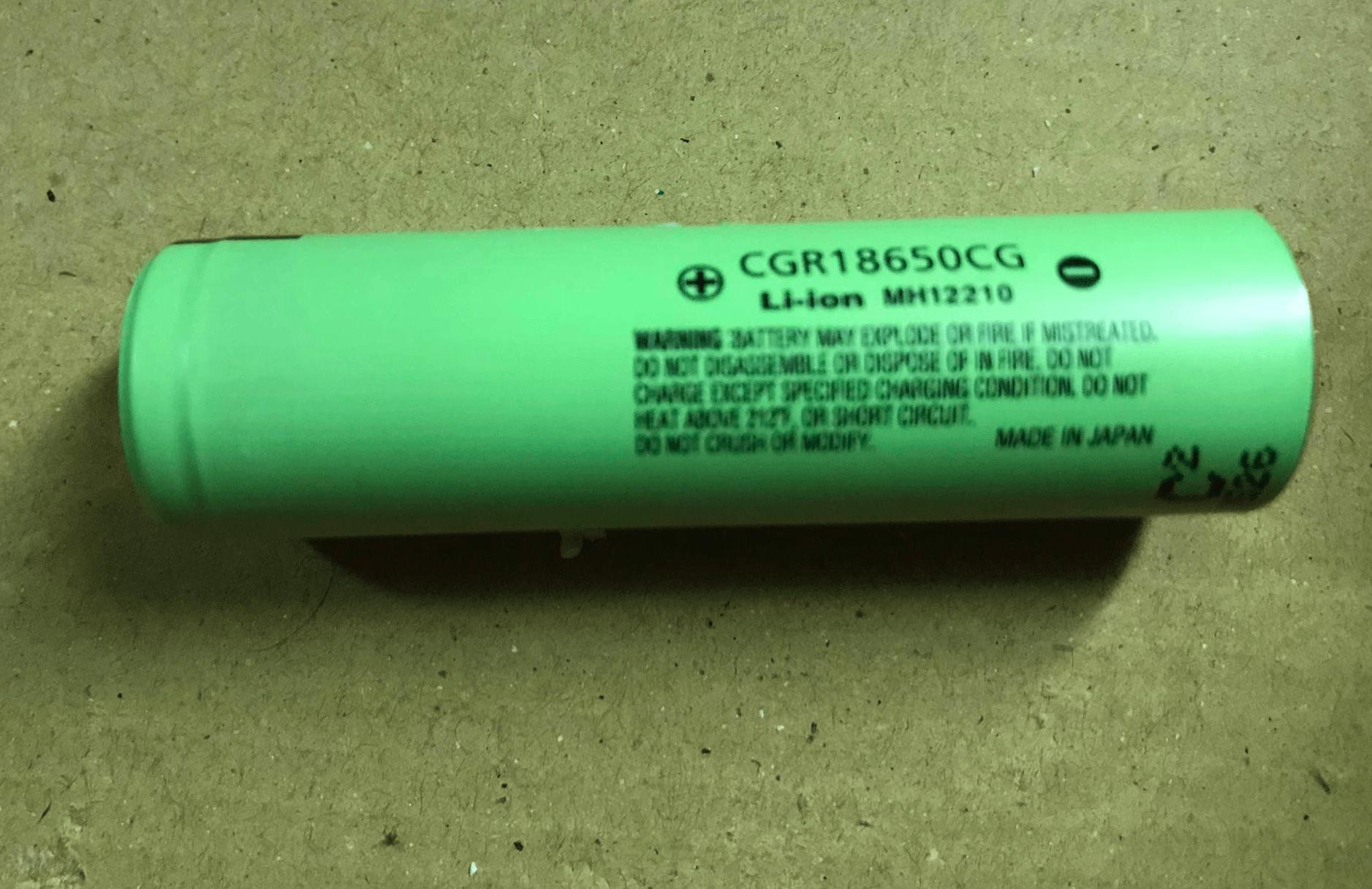 Combo 6-10 cell Pin CGR18650CG 3.7 v pin li ion.