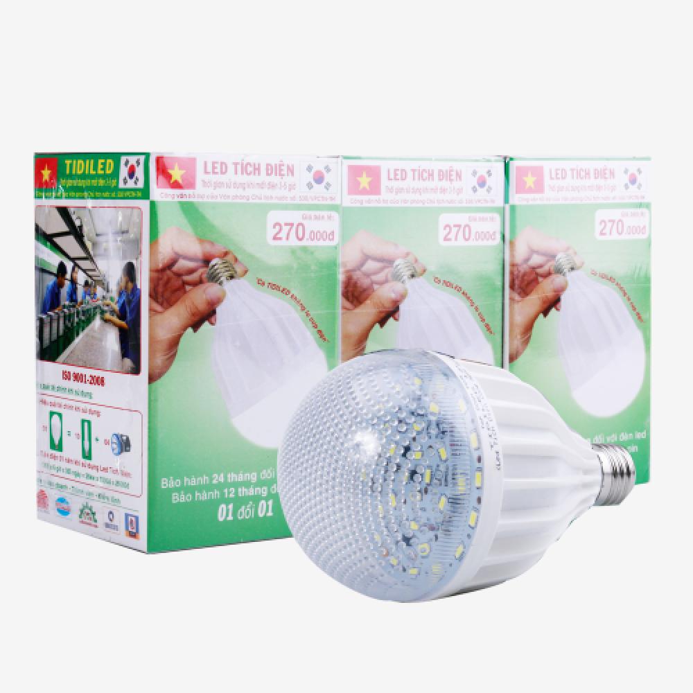 TIDILED 3-BỘ 4 BÓNG ĐÈN LED TICH ĐIÊN ĐA NĂNG 12W- Tặng đèn muỗi