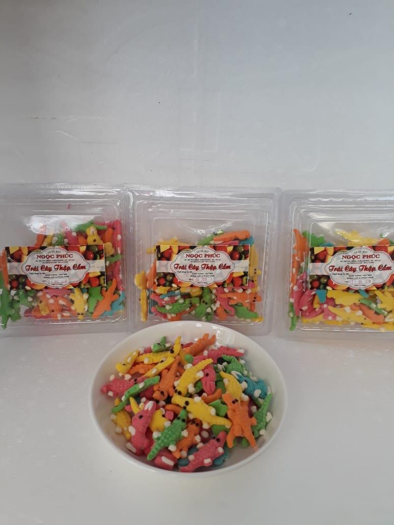 [HCM]KẸO DẺO TRÁI CÂY HÌNH THÚ -TÚI ZIP 200G