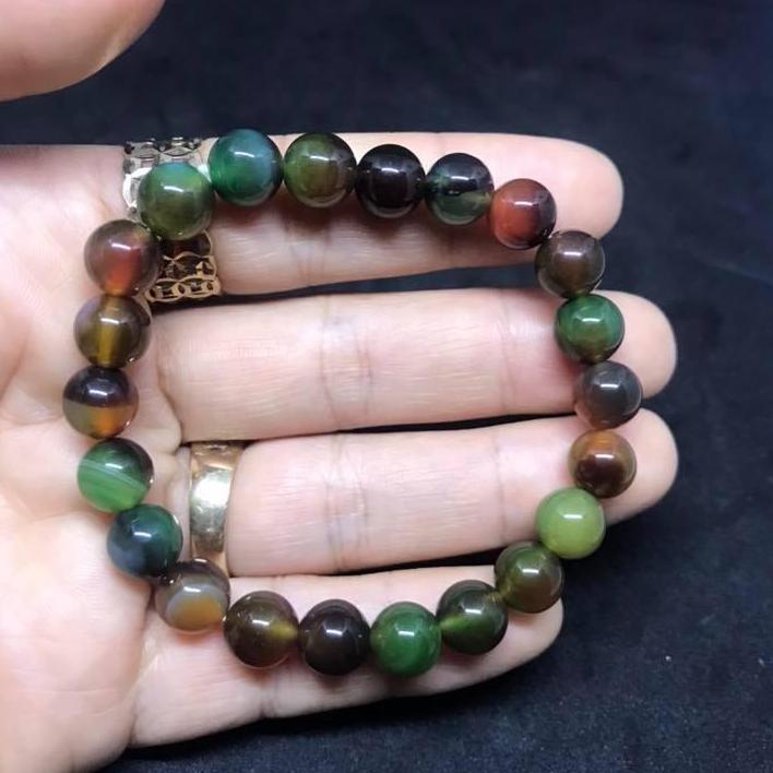 [HCM]VÒNG TAY ĐÁ MÃ NÃO TỨ QUÝ 8LY