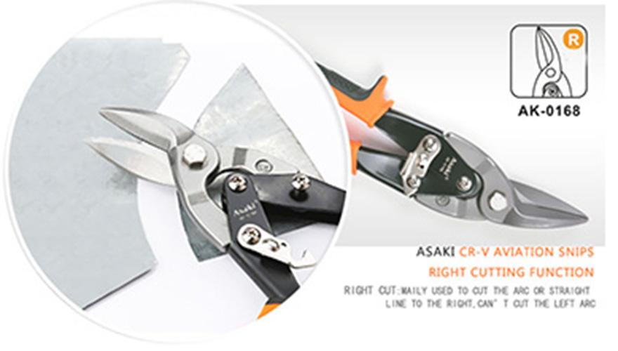 Kéo cắt tôn mũi cong 10''/250mm Asaki AK-0168