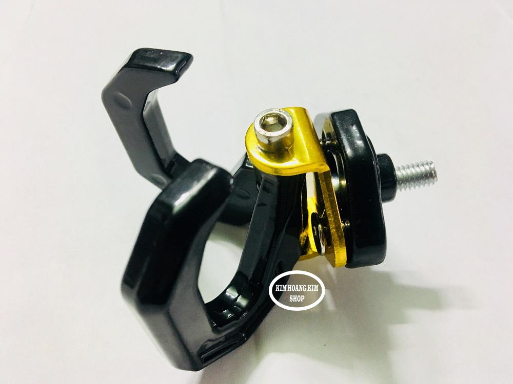Móc treo đồ xe máy (2 móc xoay 180*) màu Vàng