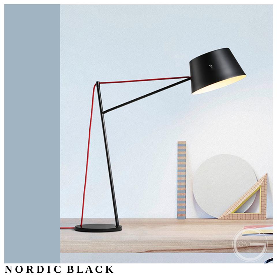   Đèn Bàn Trang Trí Phong Cách Bắc Âu Nordic Black