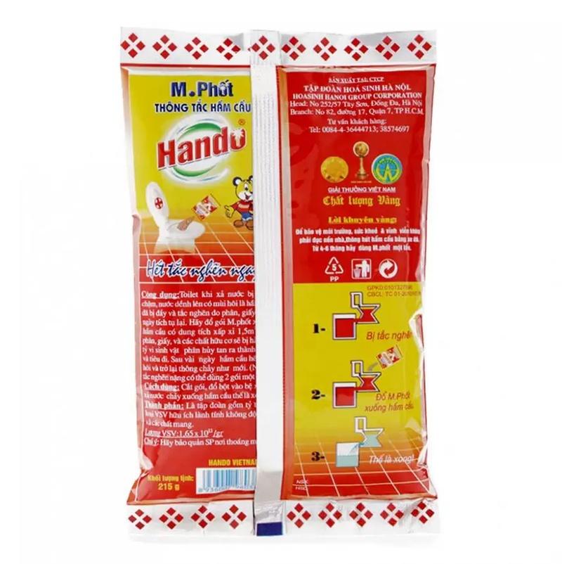 Combo 10 gói thông tắc hầm cầu M.phốt bột 215gr( Đỏ)
