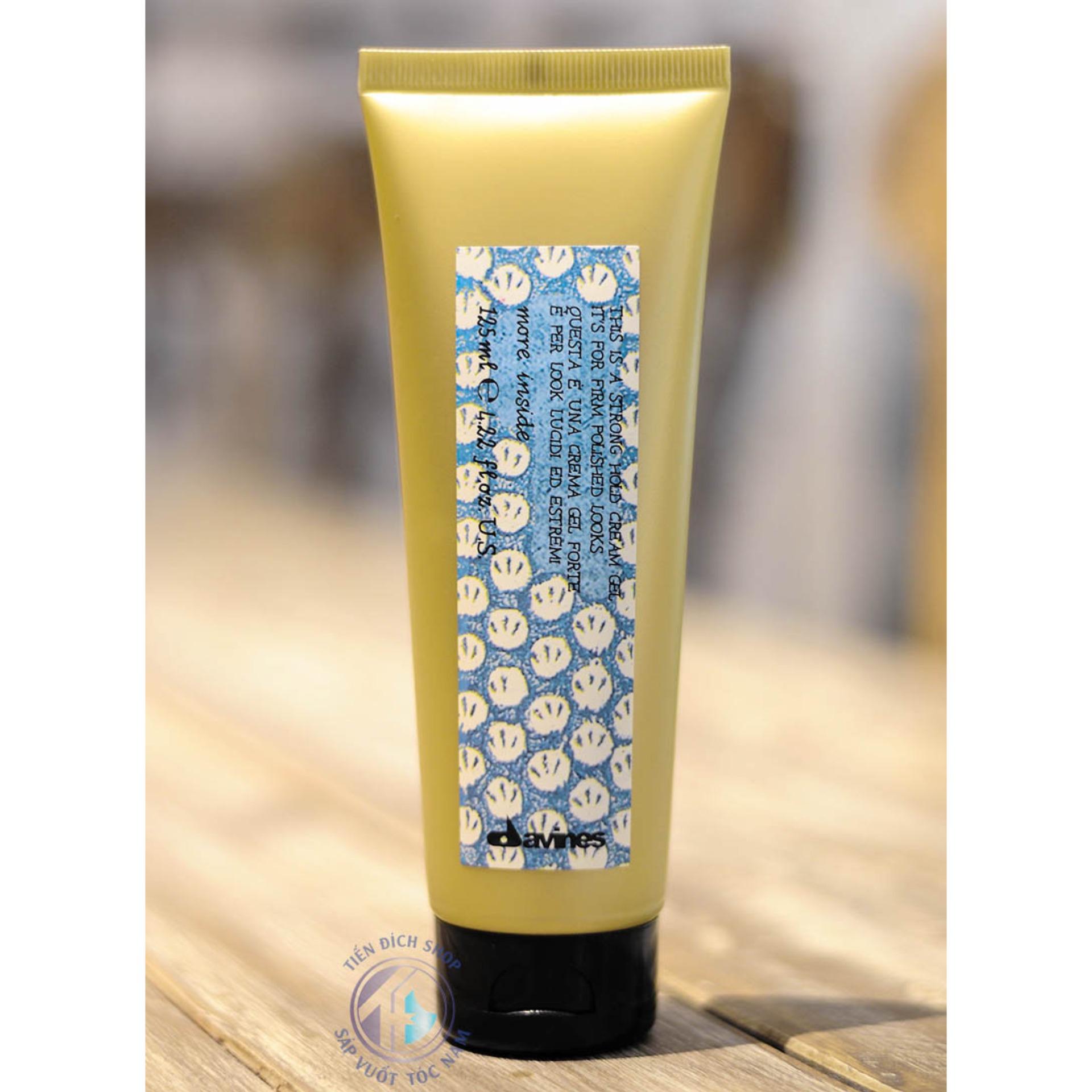 [HCM]Gel giữ nếp cứng Davines Strong Hold 125ml
