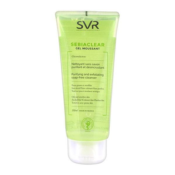 [GIẢM 20K ĐƠN 399K] SVR Sebiaclear Gel Mousant Sữa Rửa Mặt Không Xà Phòng Tẩy Tế Bào Chết 200ml