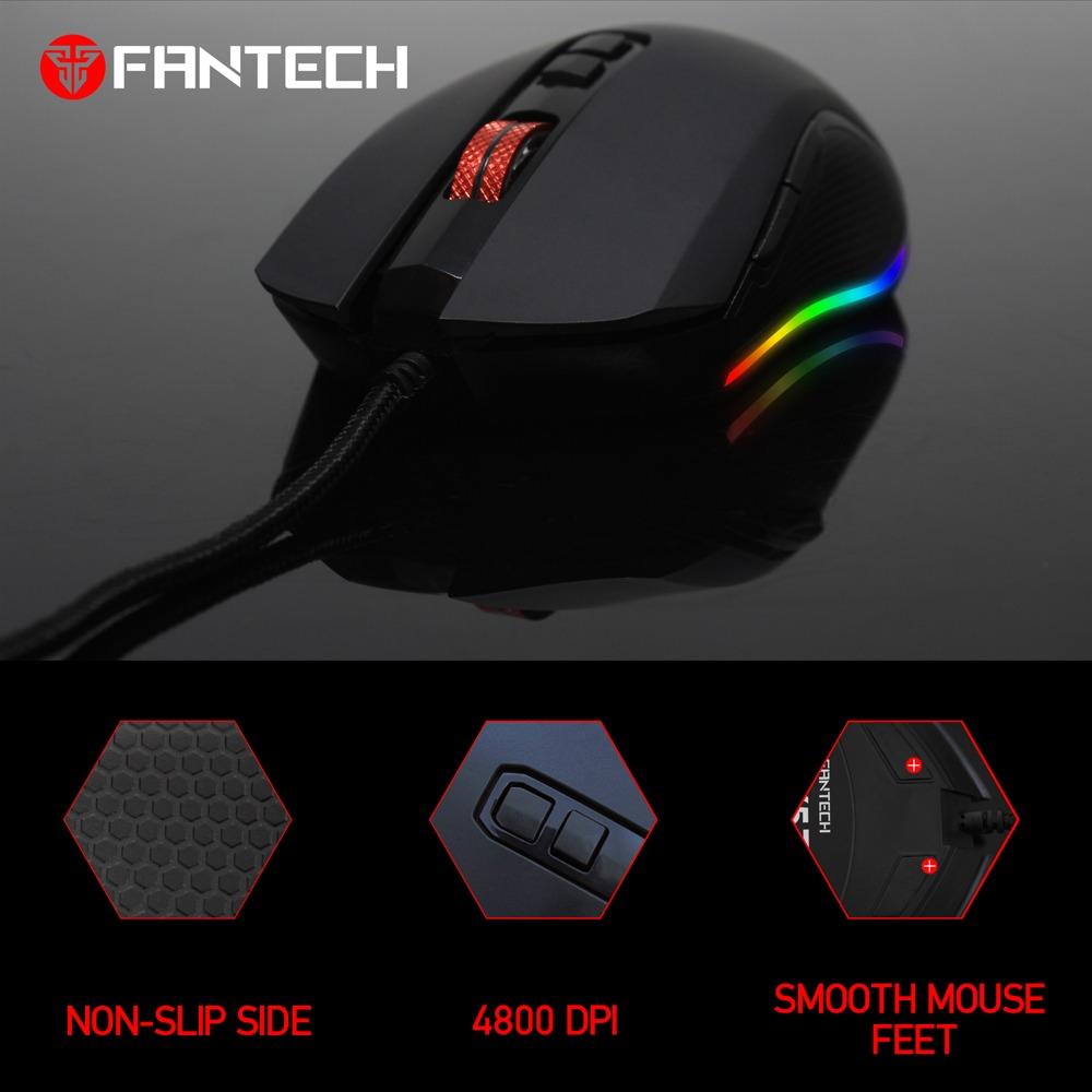 Chuột Gaming Fantech ZEUS X5S ( LED Chroma + phần mềm riêng )