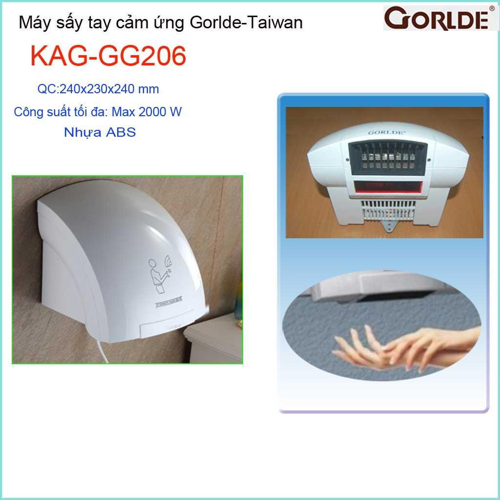 Máy sấy tay cảm ứng Gorlde KAG-GG206