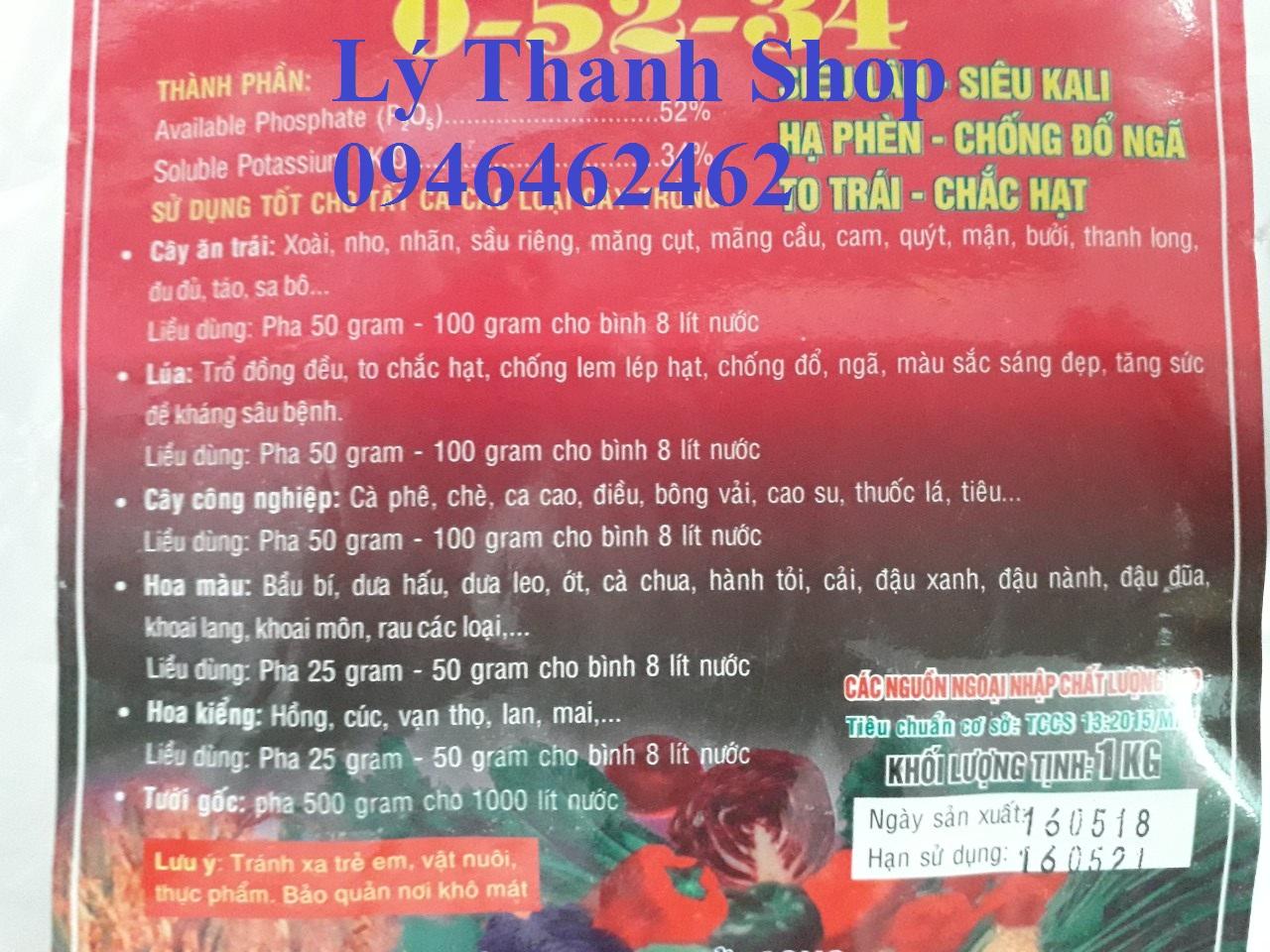 Phân bón Lá MKP 0-52-34 1 KG