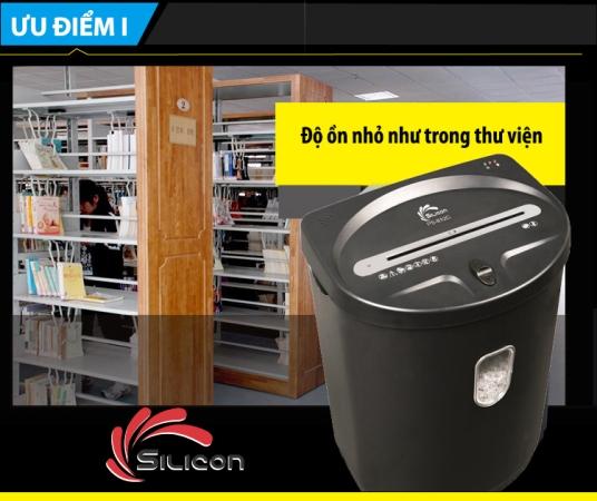 [HCM]Máy hủy tài liệu Silicon PS-812C