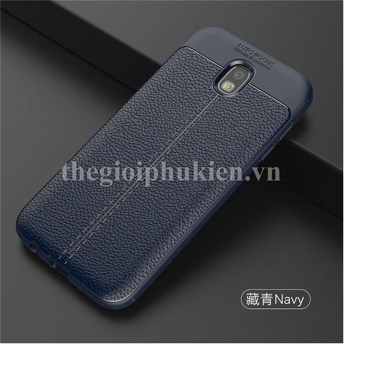 Ốp lưng cho Samsung Galaxy J7 Pro dẻo thời trang giả da  - Hàng nhập khẩu