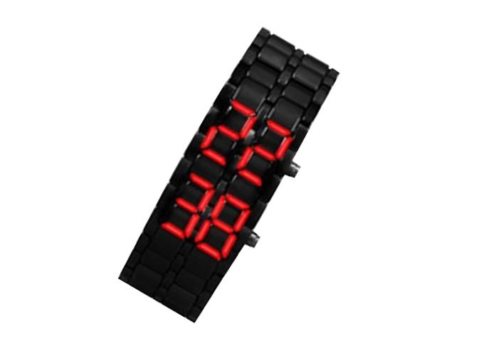 Đồng hồ led Samurai (đen)