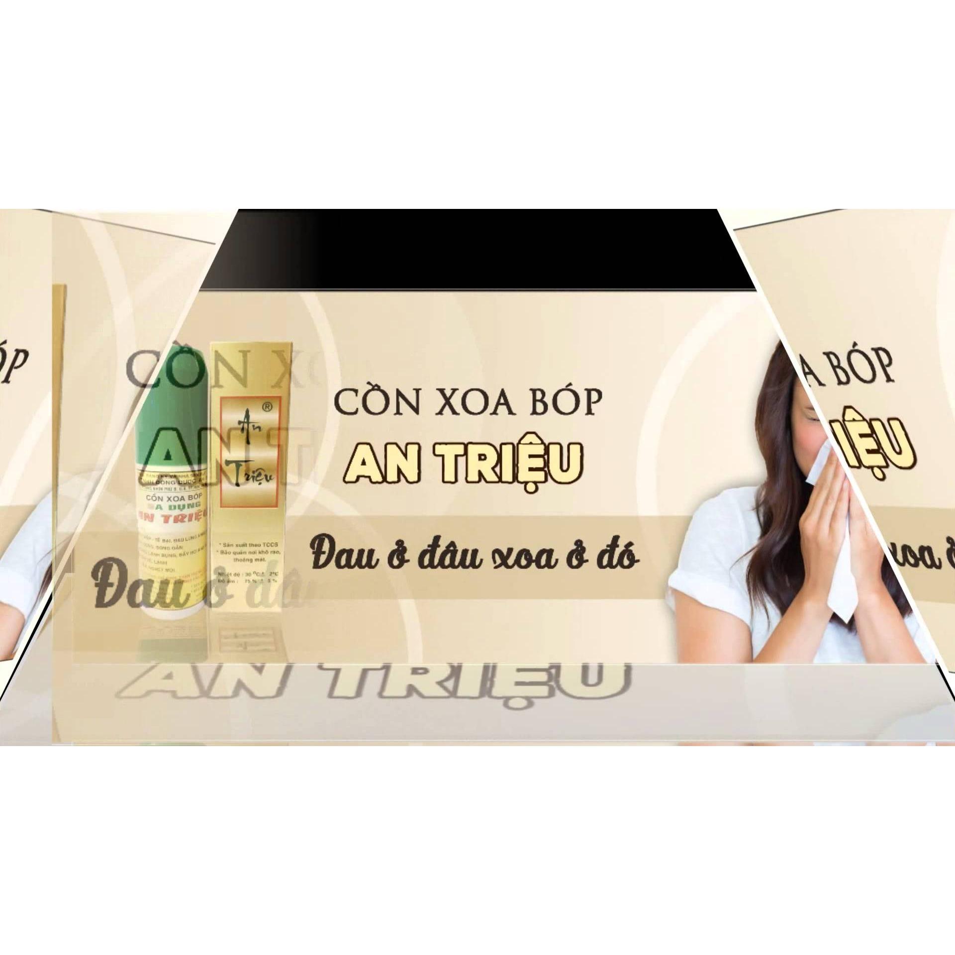 Cồn Xoa Bóp Đa Dụng AN TRIỆU - Chai 100ml h